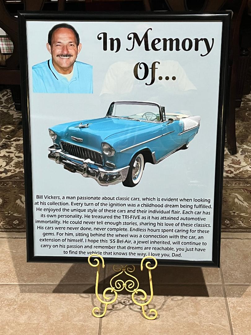 Memorial tribute to Bill Vickers and his passion for Ole' Belle